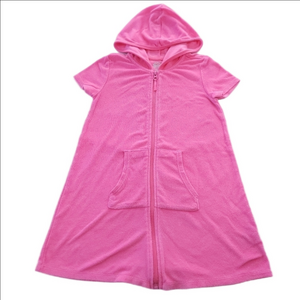 Wonder Nation Pink Terry Cloth Cover Up Size Medium (7-8)
